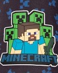 Minecraft Blue Creeper vs Zombie Kids Slippers
