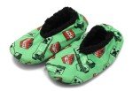Minecraft Creeper Snuggle Toes Pajama Slippers for Kids