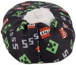 Creeper Print Sock Slippers for Kids - Large