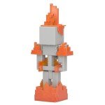 Minecraft Skeleton in Flames Figure with Accessories