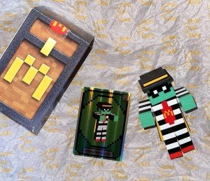 Minecraft McDonald's Meal Toy: Zombie Hamburglar Set
