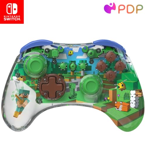 Minecraft Steve Wireless Pro Controller - Custom LED