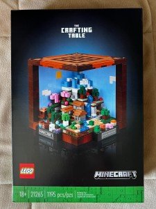 LEGO Minecraft Crafting Table Building Set 21265