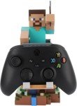 Exquisite Gaming: Minecraft: Steve - Cable Guys Original Controller & Phone Holder, Collectible Device & Gaming Stand, Officially Licensed Figure
