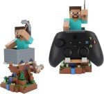 Exquisite Gaming: Minecraft: Steve - Cable Guys Original Controller & Phone Holder, Collectible Device & Gaming Stand, Officially Licensed Figure