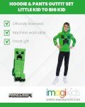 Minecraft Creeper Hoodie and Pants Set for Kids