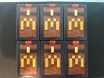 Minecraft Happy Meal Toys Set of 6 with Codes