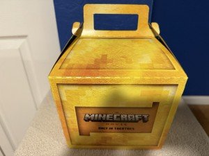 Minecraft Movie McDonald's Happy Meal Golden Ore Box