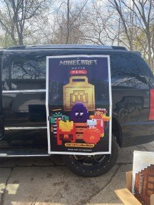 Minecraft McDonald's Themed Wall Poster