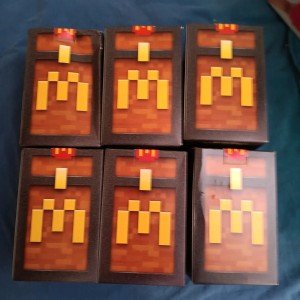 Minecraft McDonald's Complete Toy Collection Set