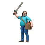 Minecraft Steve Action Figure with Sword & Satchel