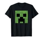 Creeper Big Face T-Shirt for Minecraft Fans