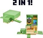 Minecraft Transforming Turtle Hideout Action Toy