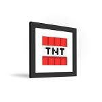 Minecraft Iconic Pixels Wall Art Poster - Framed