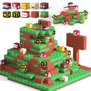 Minecraft Magnetic Building Blocks - 48 Piece Set