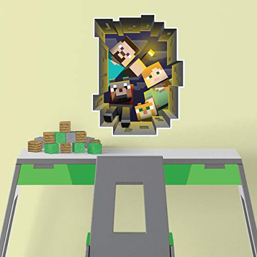 Minecraft Caved In Wall Decal - 18" x 24