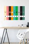 Minecraft Pixel Bars Wall Poster - 22.37" x 34