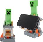 Exquisite Gaming: Minecraft: Creeper - Cable Guys Original Controller & Phone Holder, Collectible Device & Gaming Stand, Officially Licensed Figure
