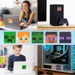 Minecraft 3D Lenticular Stickers – Set of 5