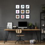 Minecraft Iron Sword Wall Art - Framed Poster