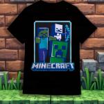 Minecraft Creeper Graphic T-Shirt 4 Pack Bundle