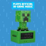 Minecraft Creeper Icon Battery-Powered Alarm Clock