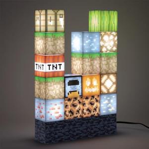 Minecraft Block Building Lamp with Customizable Lights