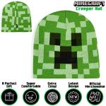 Minecraft Fluffy Bucket Hat and Gloves Set