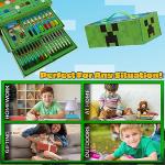 Minecraft Kids Art Set: 40+ Creative Supplies