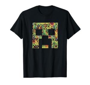 Minecraft Creeper Big Face Graphic Tee