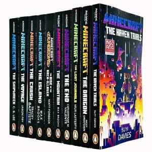 Official Minecraft Novels 10 Book Collection Set