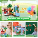 150PCS Magnetic Building Blocks - Grassland Set