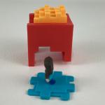 Minecraft Happy Meal Toy Fry Helmet Steve Figure