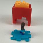 Minecraft Happy Meal Toy Fry Helmet Steve Figure