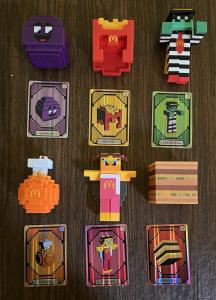 McDonald's Minecraft Toys 2025 Adult Happy Meal Set