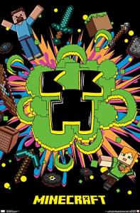 Minecraft Neon Wall Poster by Trends International