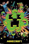 Minecraft Neon Wall Poster by Trends International