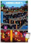 Minecraft Worldly Wall Poster with Mounting Bundle