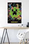 Minecraft Neon Wall Poster by Trends International