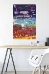 Minecraft World Beyond Wall Poster with Push Pins