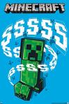 Minecraft Creeper Wall Poster - Unframed 34"x22