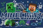 Minecraft Doodle Steve & Creeper Wall Poster
