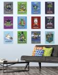 Minecraft Poster Book with 24 Epic Posters