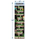 Minecraft Life Lessons Classroom Banner for Teachers