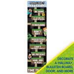 Minecraft Life Lessons Classroom Banner for Teachers