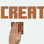 Minecraft Eat Sleep Mine Create Wall Decal