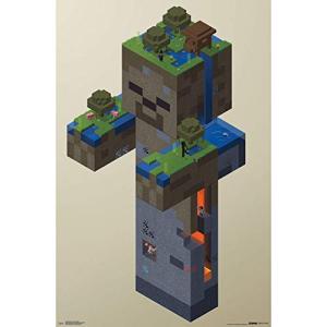 Minecraft Zombie Swamp Wall Poster - Unframed 22.375" x 34