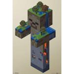 Minecraft Zombie Swamp Wall Poster - Unframed 22.375" x 34