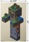 Minecraft Zombie Swamp Wall Poster - Unframed 22.375" x 34