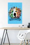 Minecraft Legends Blue Wall Poster 34x22.4 Inches